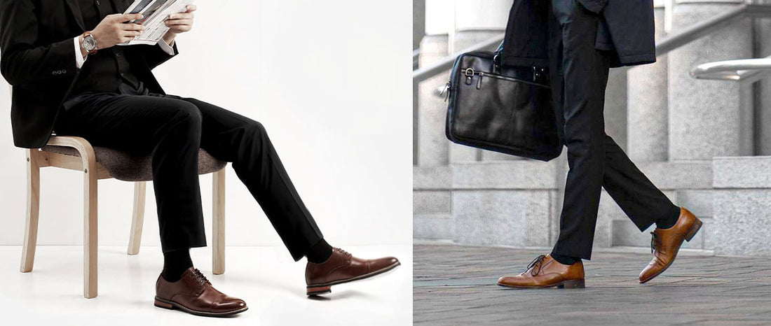 Save this easy guide for pairing shoes and pants: | Mens dress shoes guide, Dress  shoes men, Mens fashion